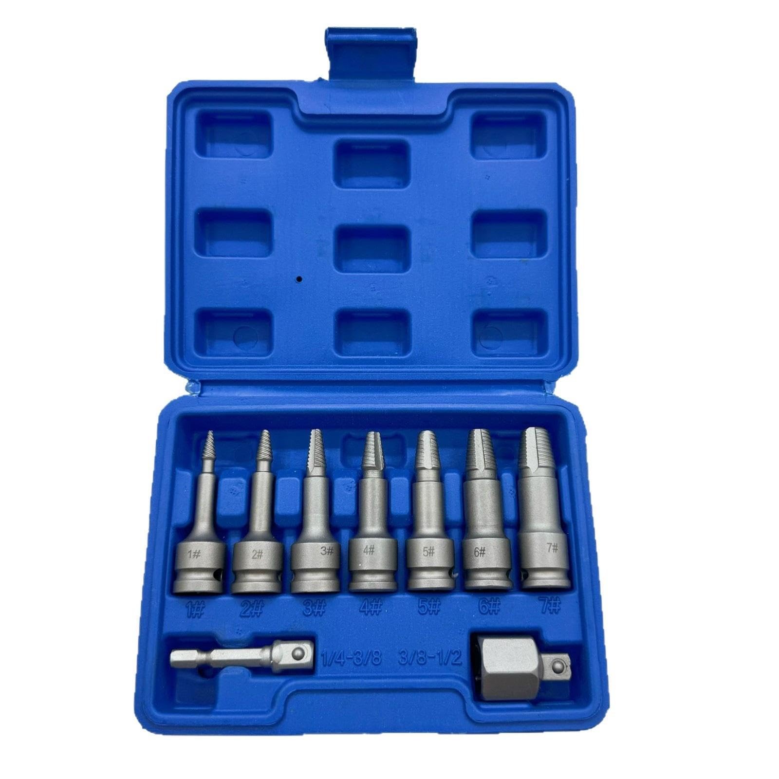 Gralara Kit d'extracteurs vis pour adultes avec étui rangement, Vis Cassée