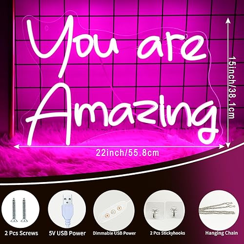 Miniatura 10 de Letreros de neón para decoración de pared, letreros de neón ligeros para boda, hogar, cumpleaños, telón de fondo para fiesta de bacelorette con