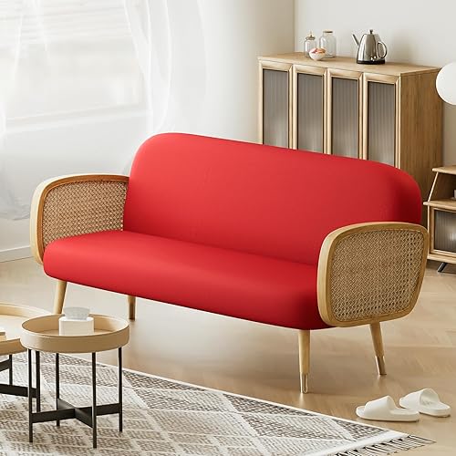 Miniatura 3 de MoNiBloom Funda elástica para futón de tamaño Queen, sin brazos, protector de muebles, duradera y lavable, con cremallera, para adultos, niños y