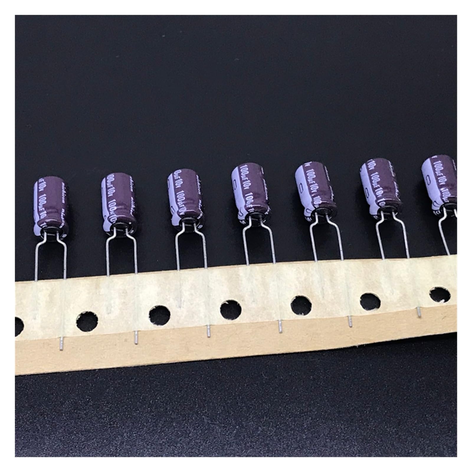 Condensateur électrolytique en aluminium 100uF 10V PM série pour circuits électroniques 10pcs
