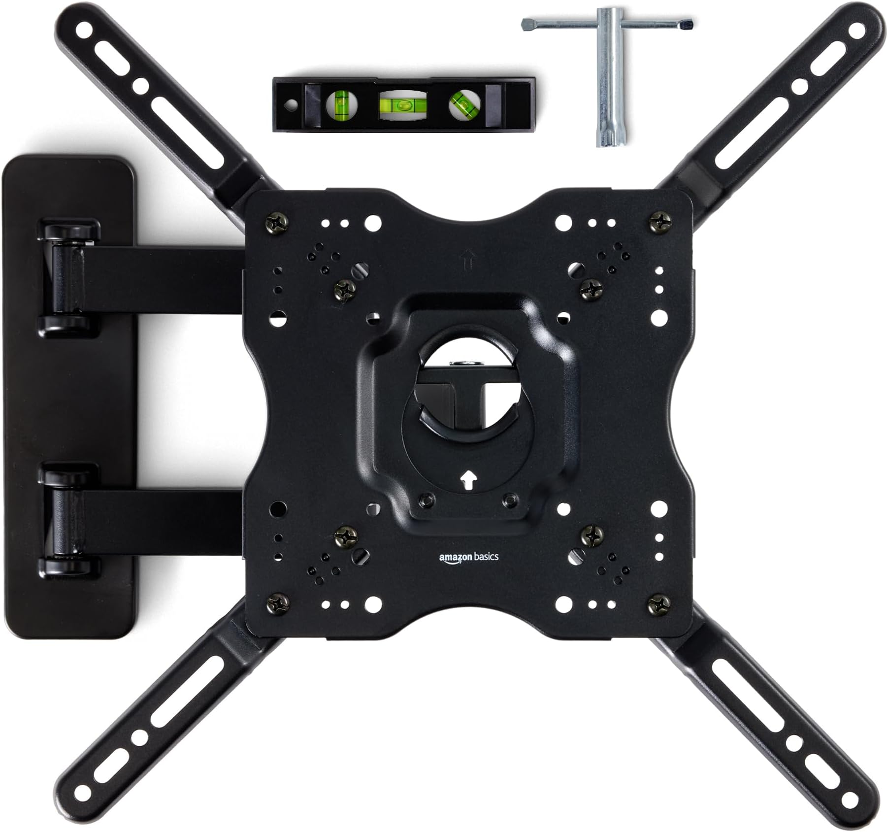 AmazonBasics Heavy-Duty, Full Motion Articulating TV Wall Mount for 22-inch to 55-inch LED, LCD, Flat Screen TVs