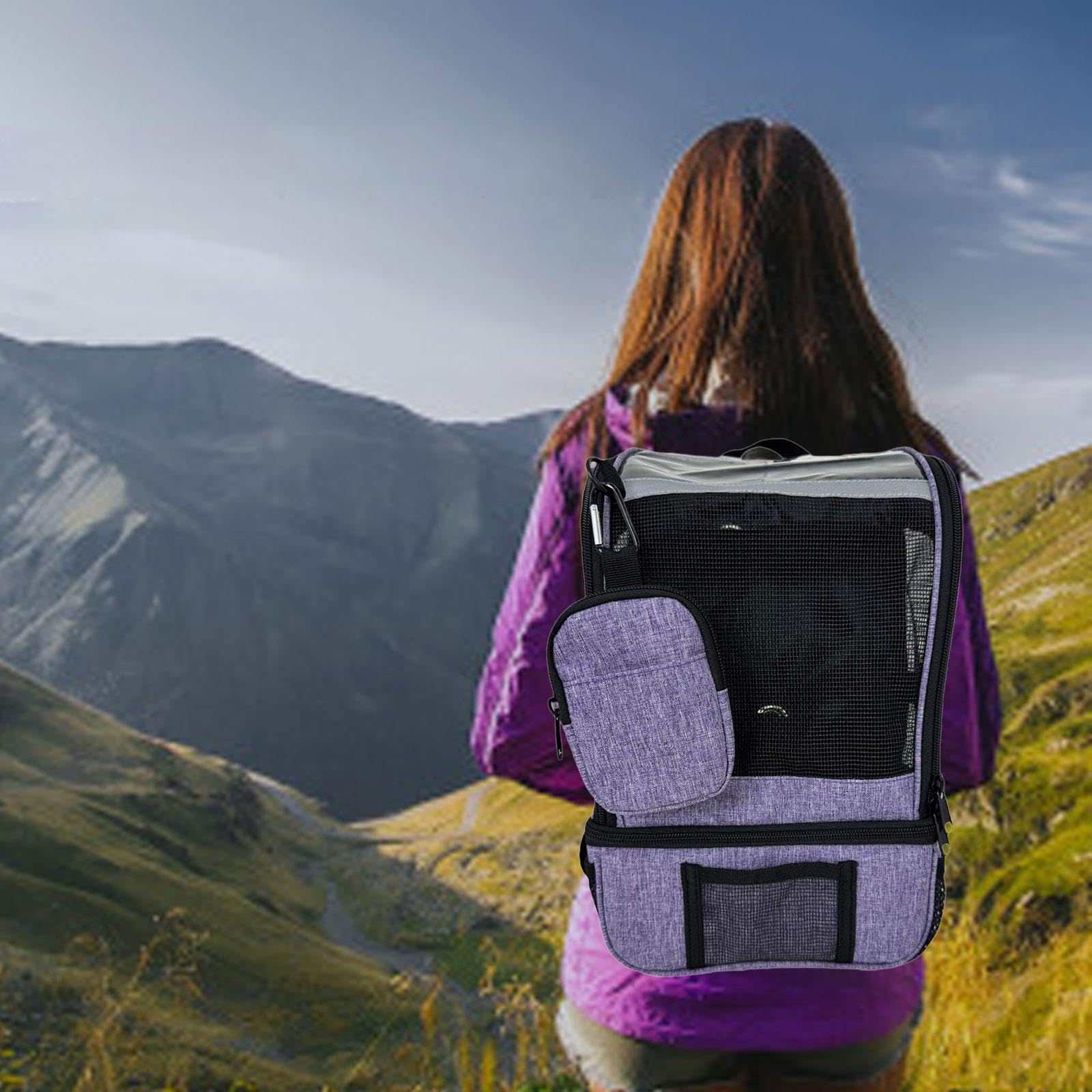 perfk Mochila para concentrador de oxígeno, bolsa de transporte con correa ajustable para el hombro, bolsa ligera para máquina de oxígeno, para