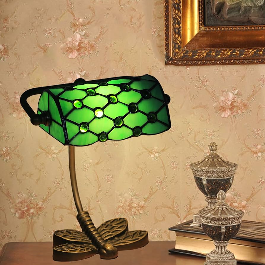 ルドファン スタイルフランス テーブルランプ ライト ヴィンテージ グリーン ルドファン スタイルフランス テーブルランプ ライト