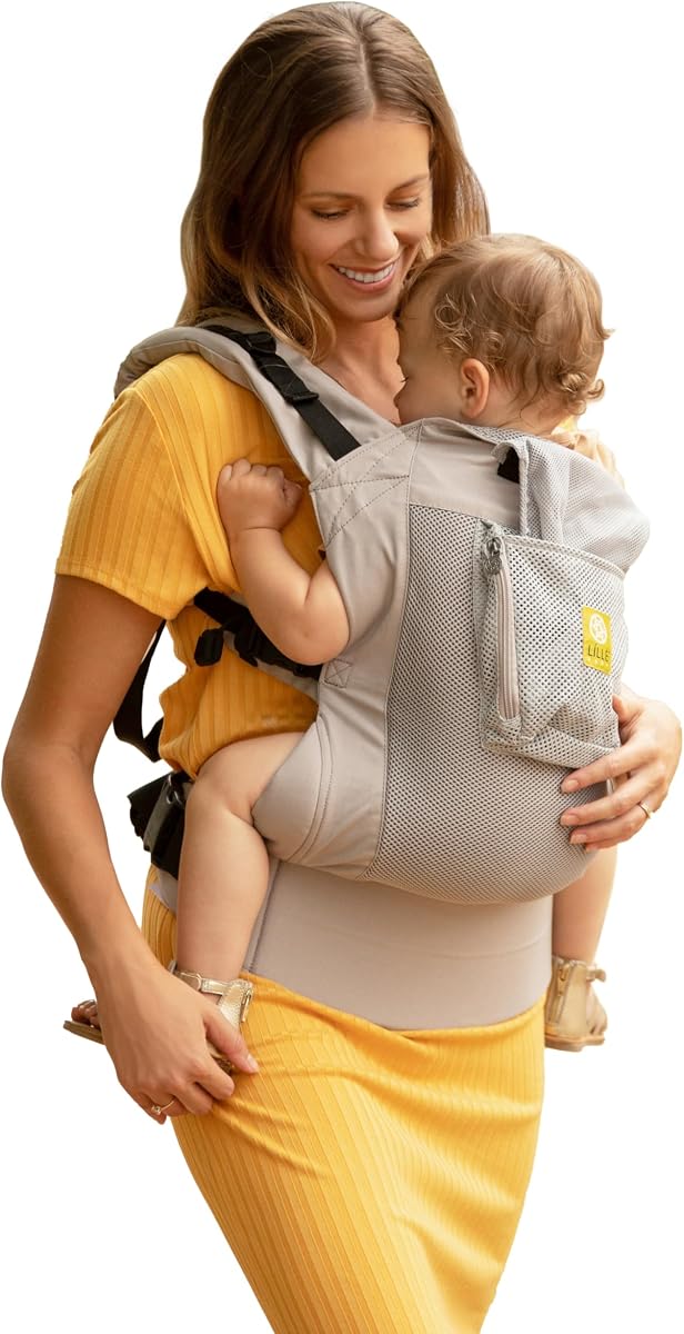 LÍLLÉbaby 3-in-1 Ergonomic CarryOn Airflow Toddler Carrier with Lumbar Support & Breathable Mesh Lining (25-60 lbs), Supportive & Comfortable, Multi-Position Carrying for Hiking & Travel (Mist)