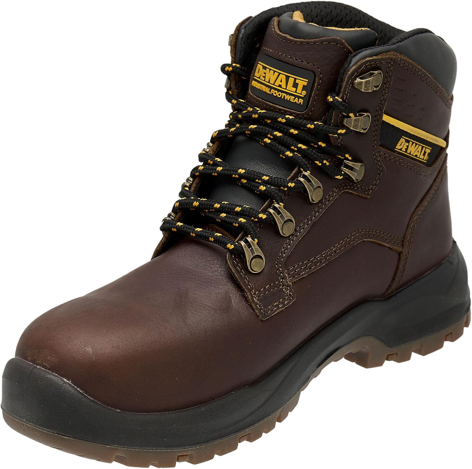DEWALT Norwood Men's Waterproof Steel Toe Work Boot – EH Rated, Slip-Resistant Rubber Outsole, PU Midsole, Leather Upper, Industrial Footwear - Image 5