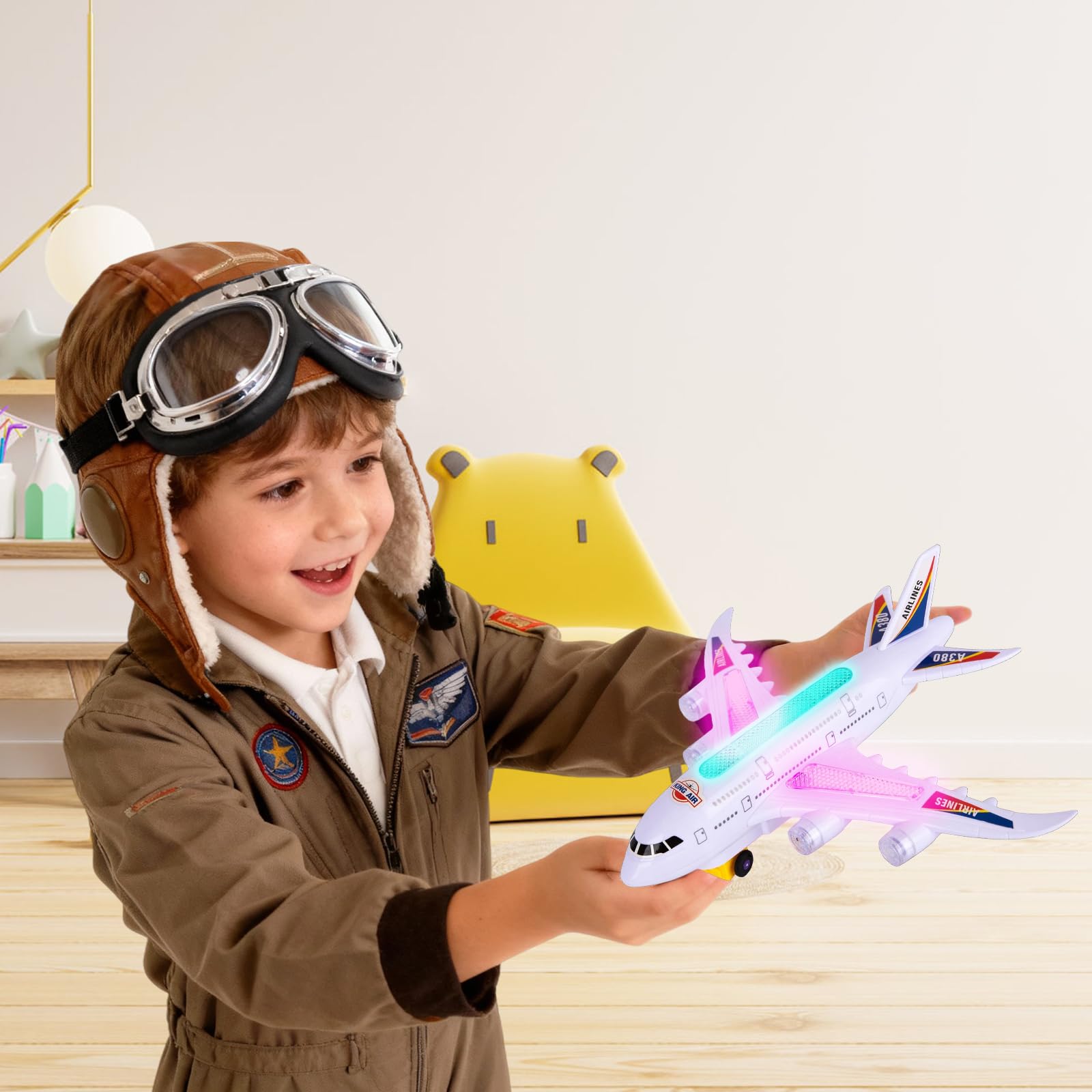 Air Lines 373 Avion Avec Lumières Et Sons Jouet Jeu Enfants Sar Air Lines 373 Avion Avec Lumières Et Sons Jouet Jeu Enfants Sar