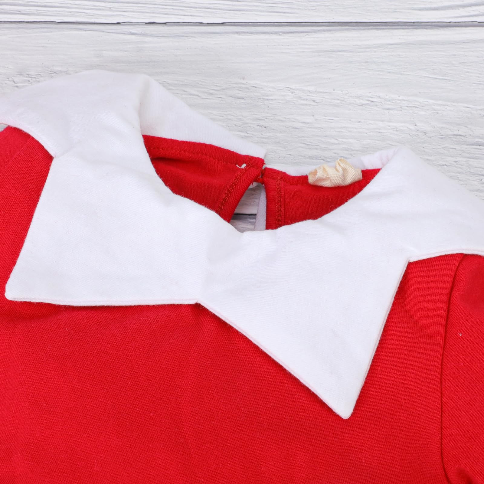 Hifot Pagliaccetto Neonato per Natale, Bambino Ragazze Ragazzi My First Christmas Costume Babbo Natale Bambino 0-18 Mesi Regalo Natale