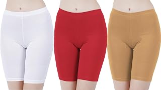 Buy That Trendz Cotton Lycra Tight Fit Stretchable Cycling Shorts Womens|Shorties for Exercise/Workout/Yoga/Gym/Cycle/Acti Price In India