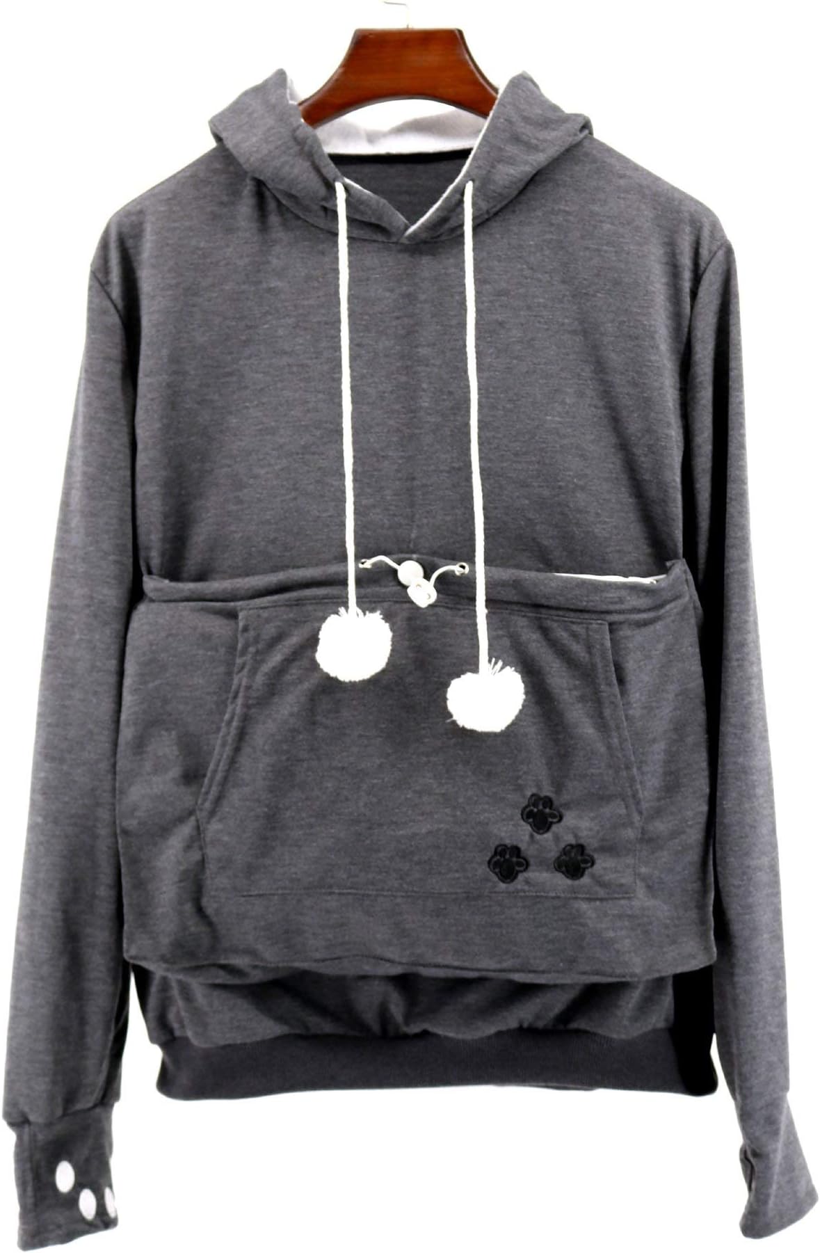 Bocianelli Pet Cat Dog Pouch Hoodies Pullover Sweater Pocket Hoodie Cat Dog Holder Carrier Sweatshirt