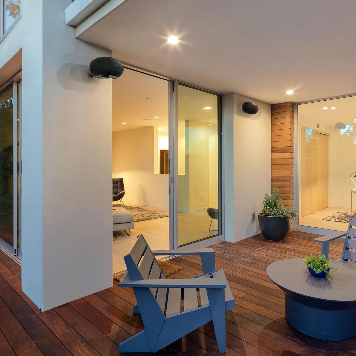 Rockville D4-8 Bundle: (4) Dual 4 in 8 Ohm Wall Mount Swivel Home Theater Speakers, RPA60BT V2 1000W 2 Channel USB Bluetooth Karaoke Receiver Amplifier Mixer, 5-Items