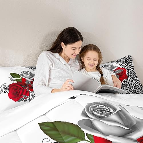 Miniatura 2 de Juego de edredón para niños con estampado de leopardo, tamaño King, juego de ropa de cama de piel de guepardo de animales salvajes, decoración de