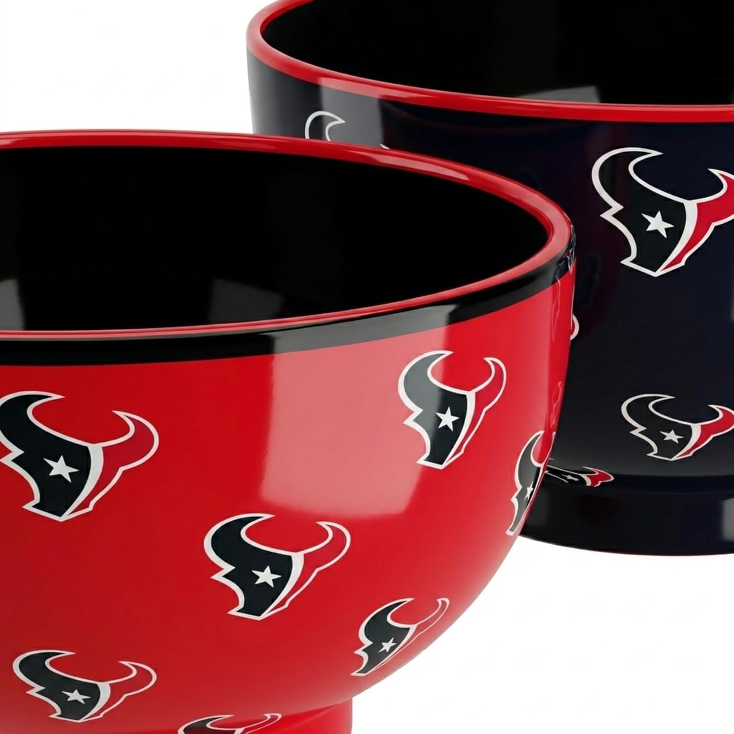 NFL Houston Texans Home and Away 2 Pack Serving Bowls