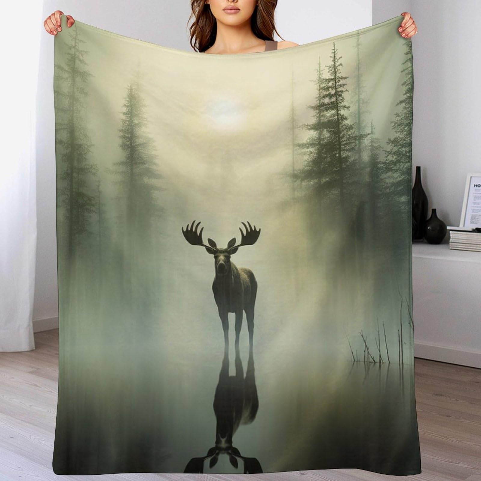 Couverture en flannel douillette pour vos moments de détente sur le canapé
