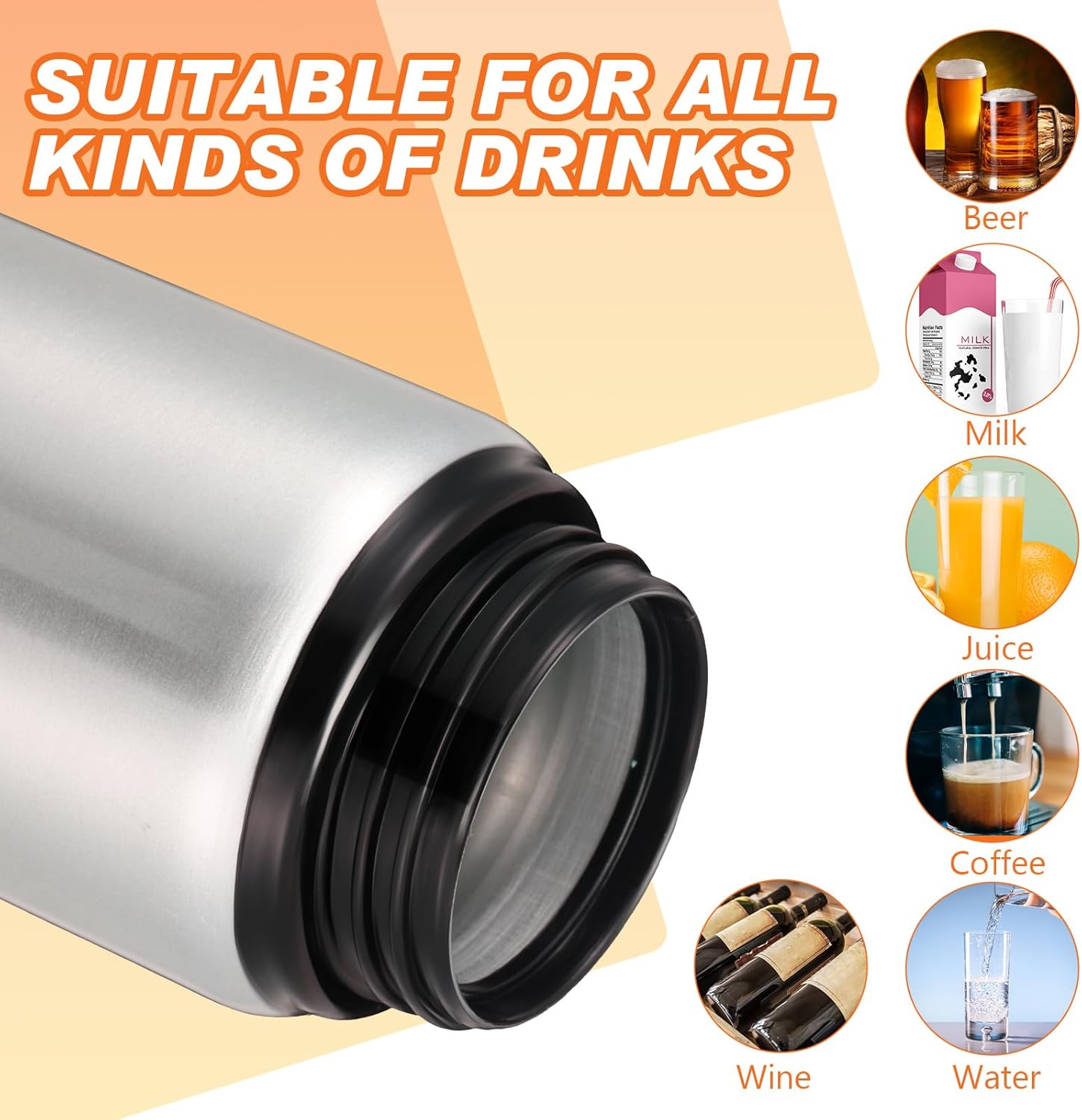 meekoo 12 Pcs Thank You for Being Awesome Aluminum Water Bottles Bulk Lightweight Sports Water Bottles Inspirational Bike Water Bottle with Snap Lids for Travel Gym Camping Hiking