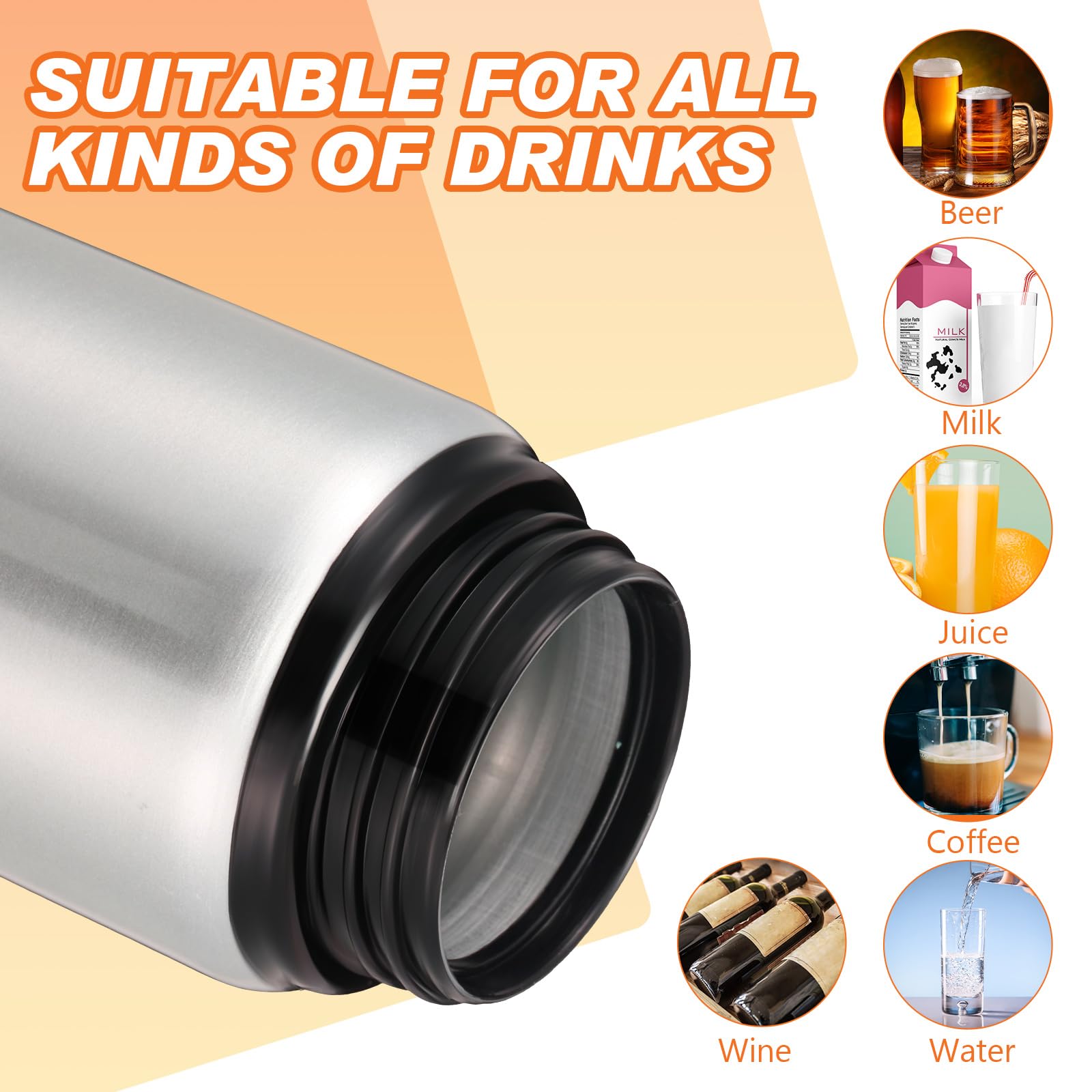 meekoo 12 Stück Wertschätzungsgeschenke Aluminium Bulk Wasserflaschen Thank You for Being Awesome Leichte Sportmitarbeiter Inspirierende Fahrrad-Wasserflasche mit Schnappdeckel für Reisen (Silber, 590