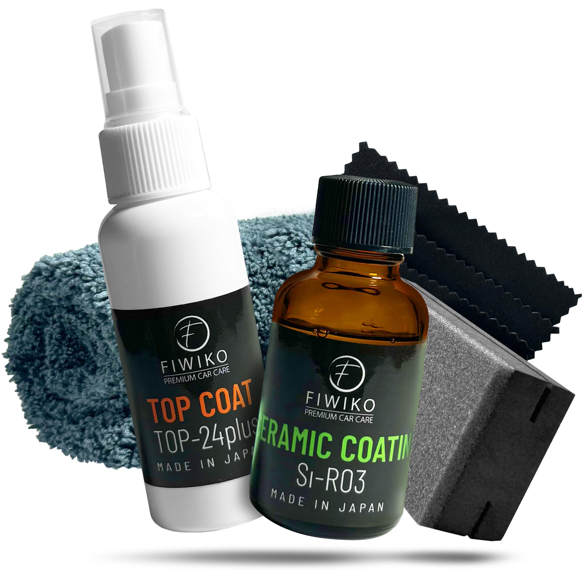 SI-R03 powłoka ceramiczna, zestaw 30 ml – ochrona lakieru do 36 miesięcy – głęboki połysk i hydrofobowy efekt lotosu – nanopowłoka do samochodu, motocykla i felg – profesjonalna jakość wykończenia