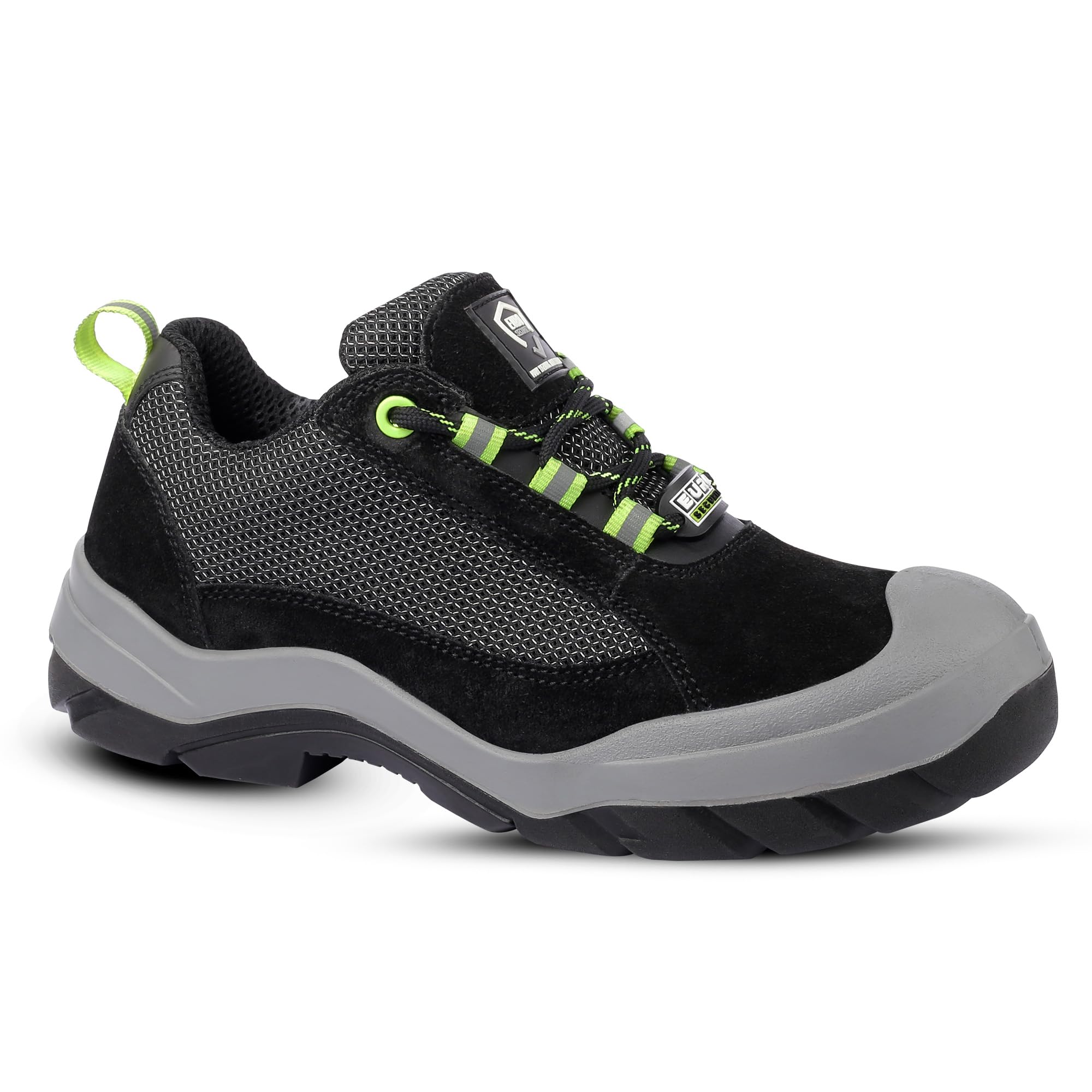 Euro Security Safety Shoe RHINO | Sporty Safety Sneaker, DD-PU Sole, 200J Steel Toe, Anti-Skid, Breathable, Heat Resistant, Anti-Static | Size 06 UK/INDIA