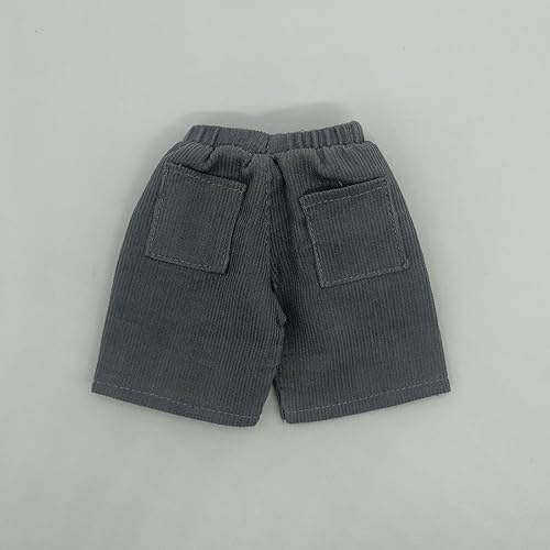 Miniatura 7 de Pantalones cortos de figura de hombre a escala 1/12, ropa en miniatura, ropa de muñeca hecha a mano, disfraz para modelo de muñeca de 6 pulgadas,