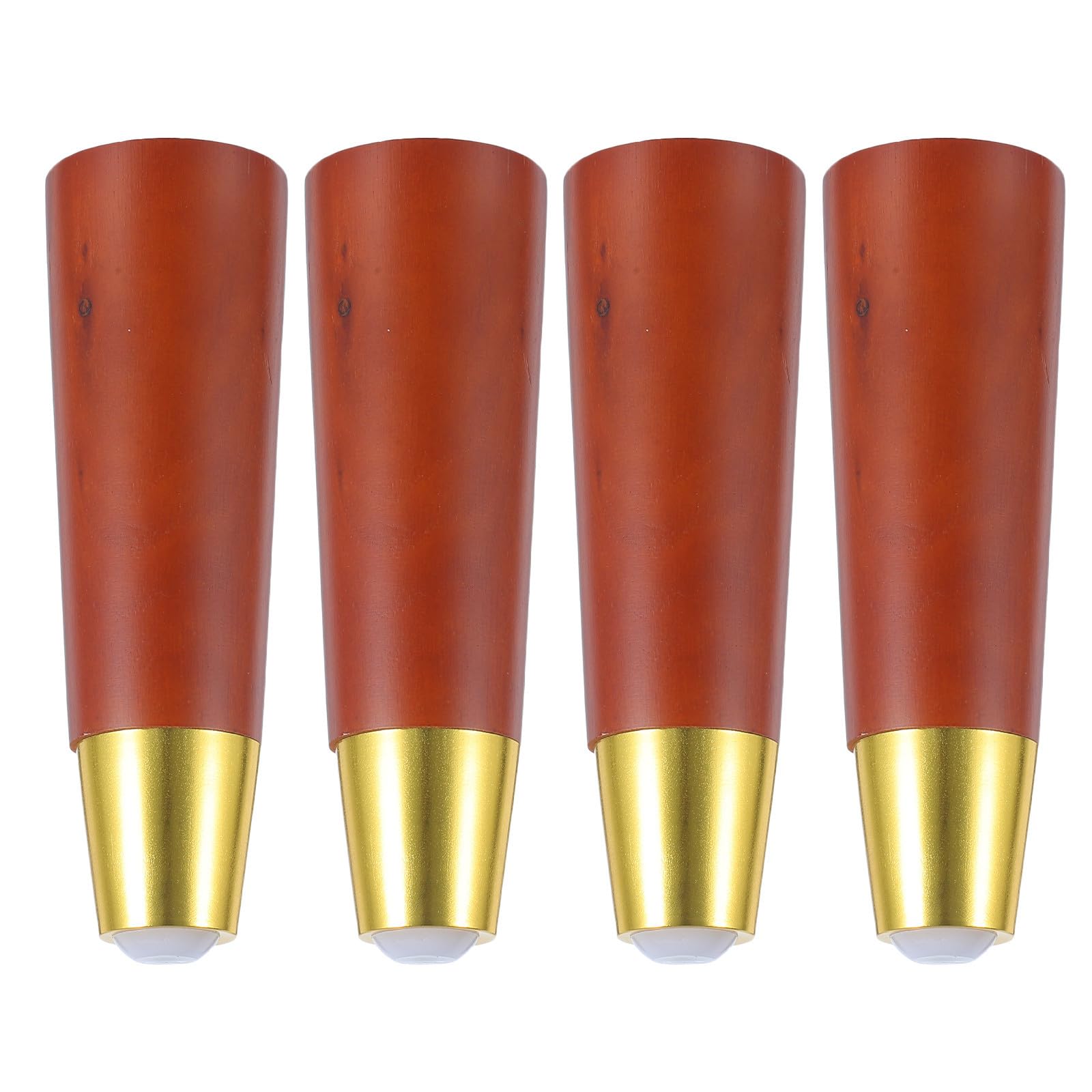 Patas de madera maciza para sofás y muebles modernos, soporte resistente de fácil instalación