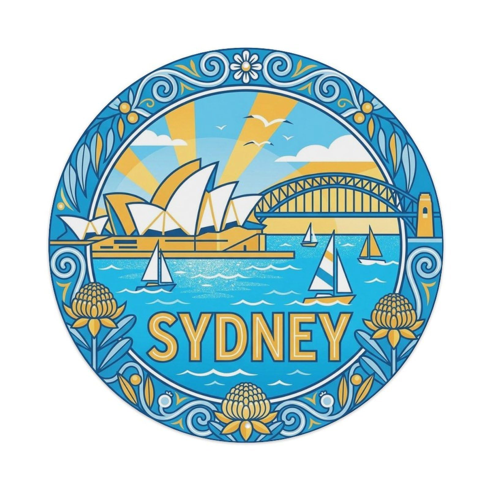 Australia Sydney Heritage Vintage Travel Metal Tin Sign