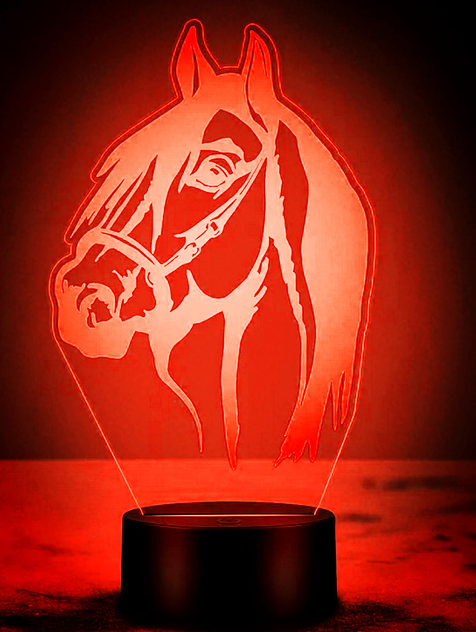 Nastrojowe światło 3D, 7 kolorów, przełącznik dotykowy, USB, lampa stołowa, LED, pomysł na prezent do domu, na imprezę lub urodziny