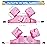 MoKo Swim Arm Band for Kids 20-30-40-50lbs, Clearance Toddler Swim Vest Cute Cartoon Swimming Wings Pool Floats Sleeve Children Water Sports Learning Swim Training Equipment, Pink Seal