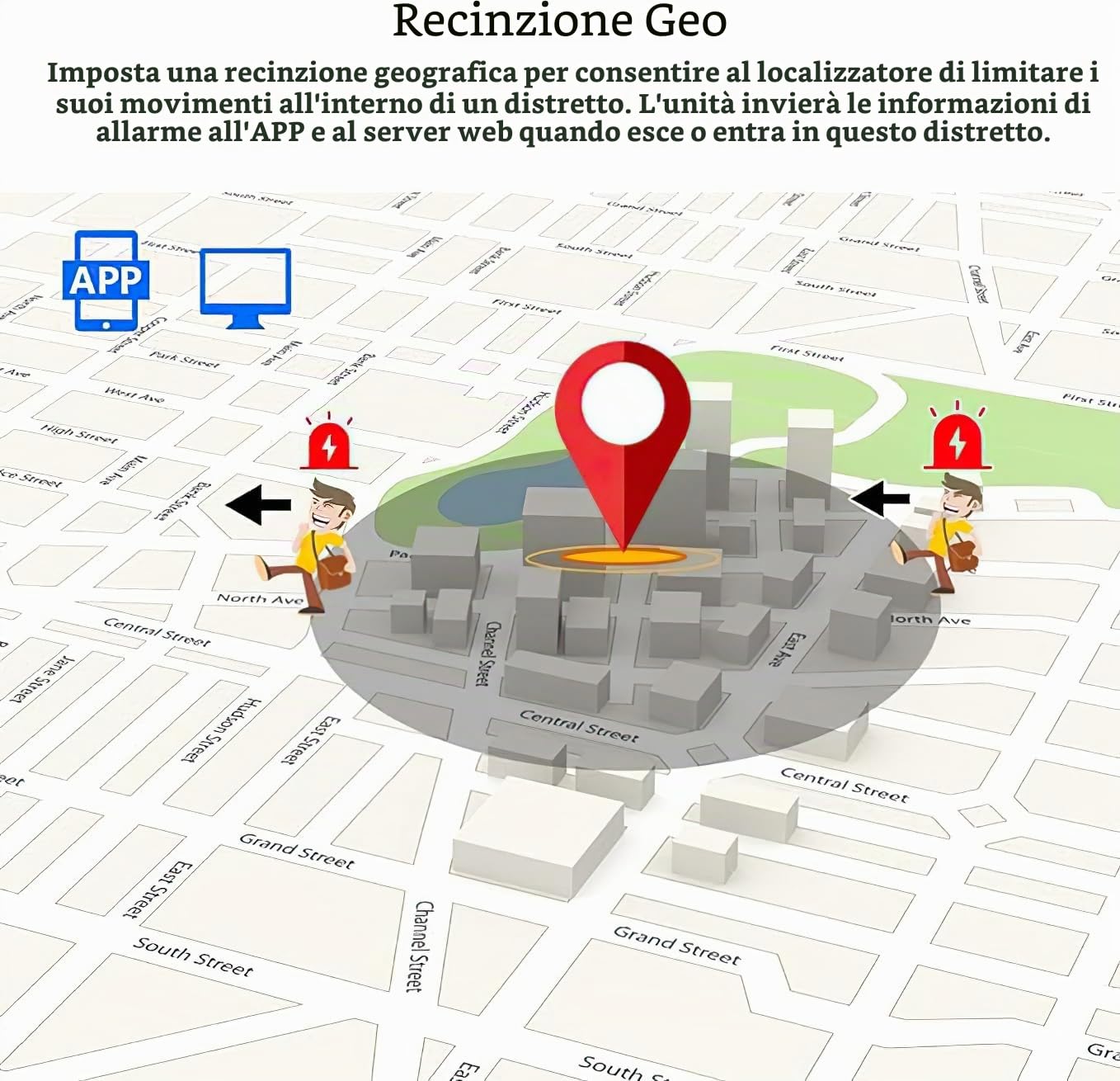 Mini Localizzatore GPS Portatile Micro GPS Tracker per auto,Winnes TK913 APP Senza Abbonamento Tracking in Tempo Reale Geofence Alarm,Impermeabile con Magnete per Personale，Bambini,Bagaglio,Moto