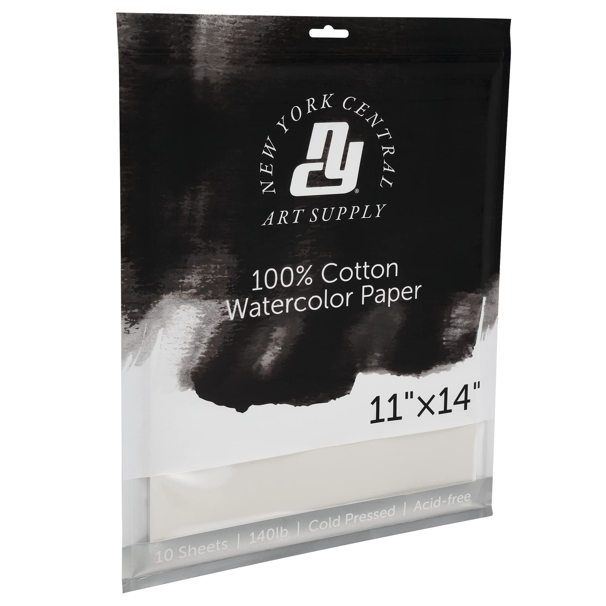 Amazon.com: New York Central Watercolor Paper - 11x14-10 Sheets