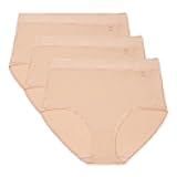 Tommy John Women's Second Skin High Rise Briefs – Soft, Stretchy, Breathable, Full Coverage High-Waisted Underwear