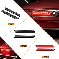 Vista 2 de Luces LED de alforja para motocicleta, marcador lateral para Harley Touring Electra Glide Street Glide Road Glide Road King Ultra FLHX FLHT FLTR