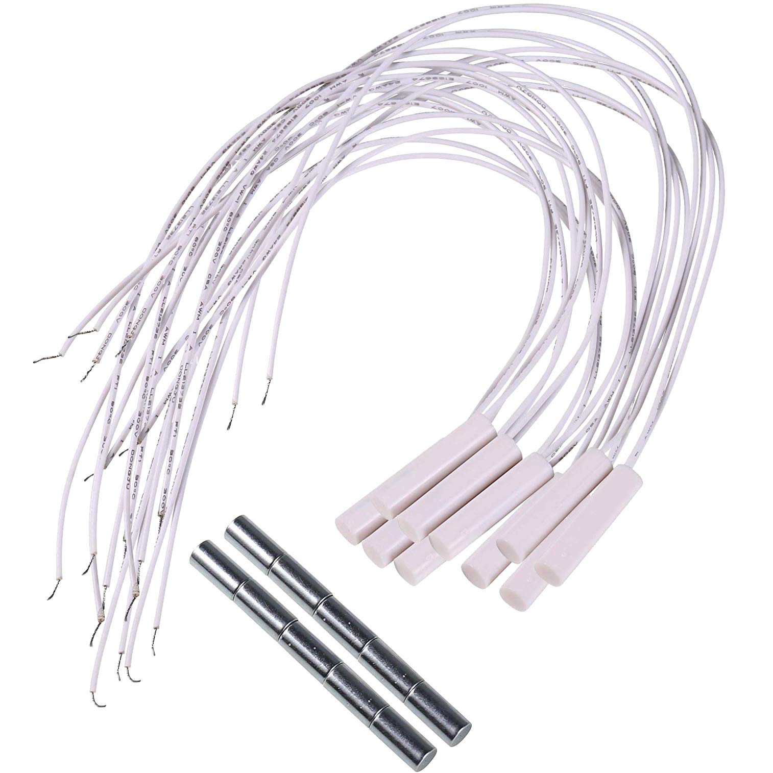 UHPPOTE Türsensor, magnetisch, verdeckt, mit Draht (Packung mit 10)