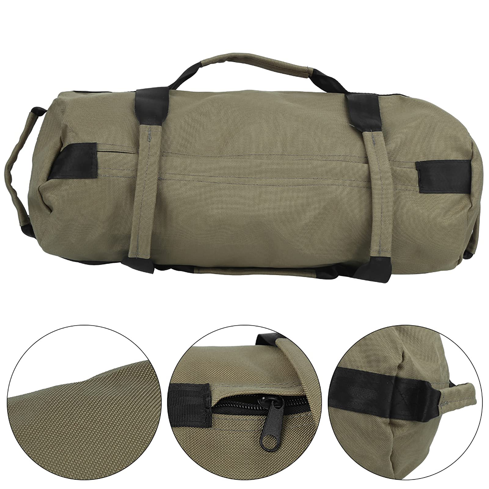 Fitness Power Bag para entrenamiento de fuerza, bolsa de de levantamiento ajustable, material de poliéster, Genericxp08ufhtso