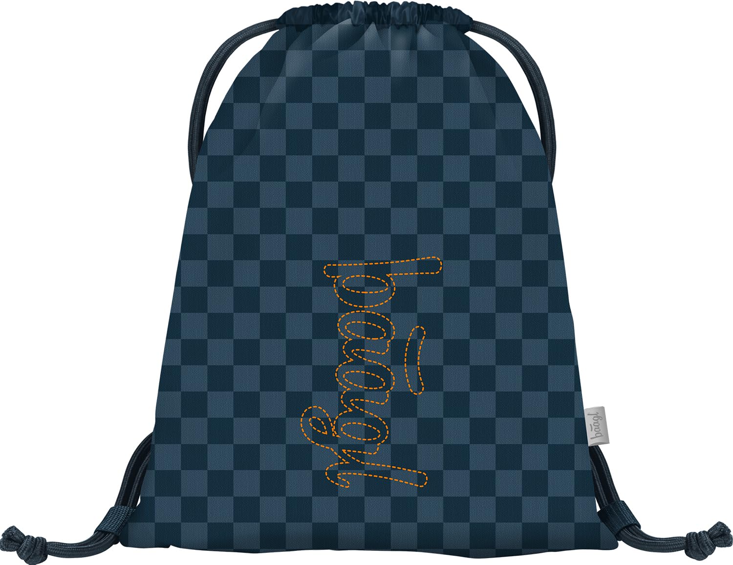 Baagl Gym Bag for Boys, Waterproof Shoe Bag for Children, School and Nursery Sports Bag, Sports Backpack, Gym Bag, Logo Ska Blue, L, Designer