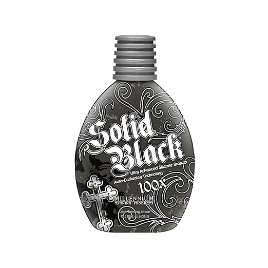 Millennium Tanning Solid Black 100X Indoor Tanning Lotion