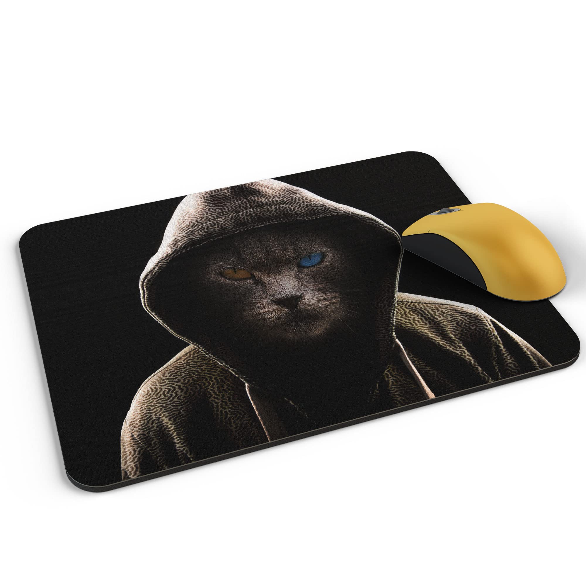 Shloka Undercover_cat Mouse Pad for Laptop/Computer