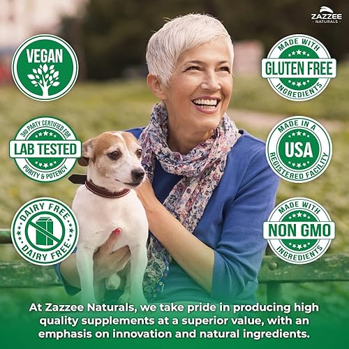 Miniatura 4 de Zazzee - Artemisinina 100mg por cápsula 120cápsulas veganas 4meses de suministro más 5mg de BioPerine para una mejor absorción extracto de ajenjo