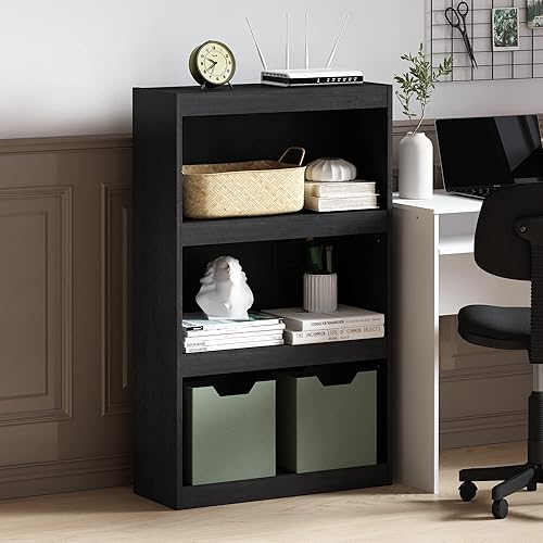 Miniatura 10 de Estantería abierta Furinno Luder de 5 cubos, montaje sin herramientas, color blanco Blanco,2-Pino ámbar,Blackwood,Roble francés,Pino ámbar,madera