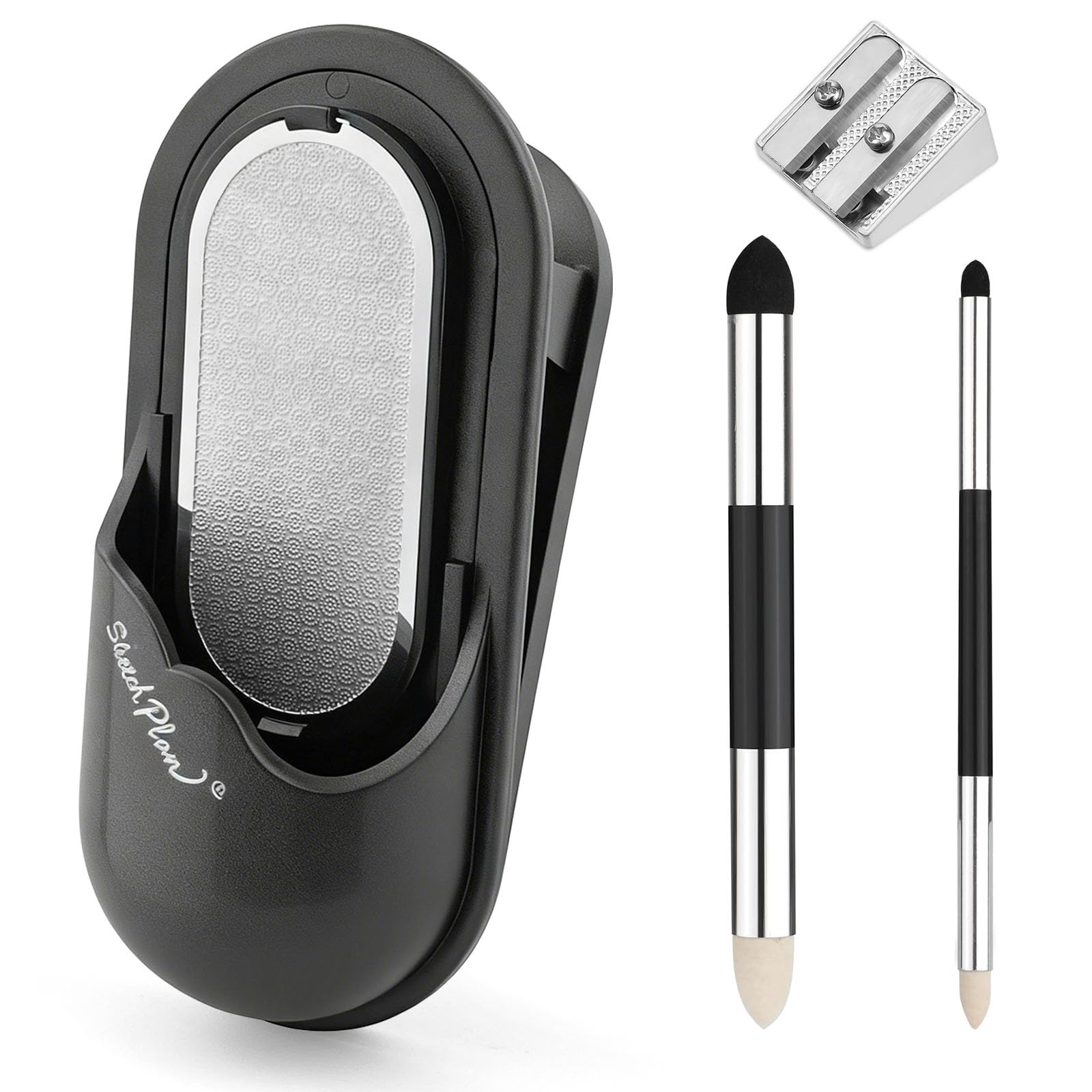 SzSFQ Set Sandpaper Sharpener Pencil Grinder, Multifunction Pencil Lead Grinder with Clip Holder, 4 Charcoal Drawing Tools Painting for Student Artist