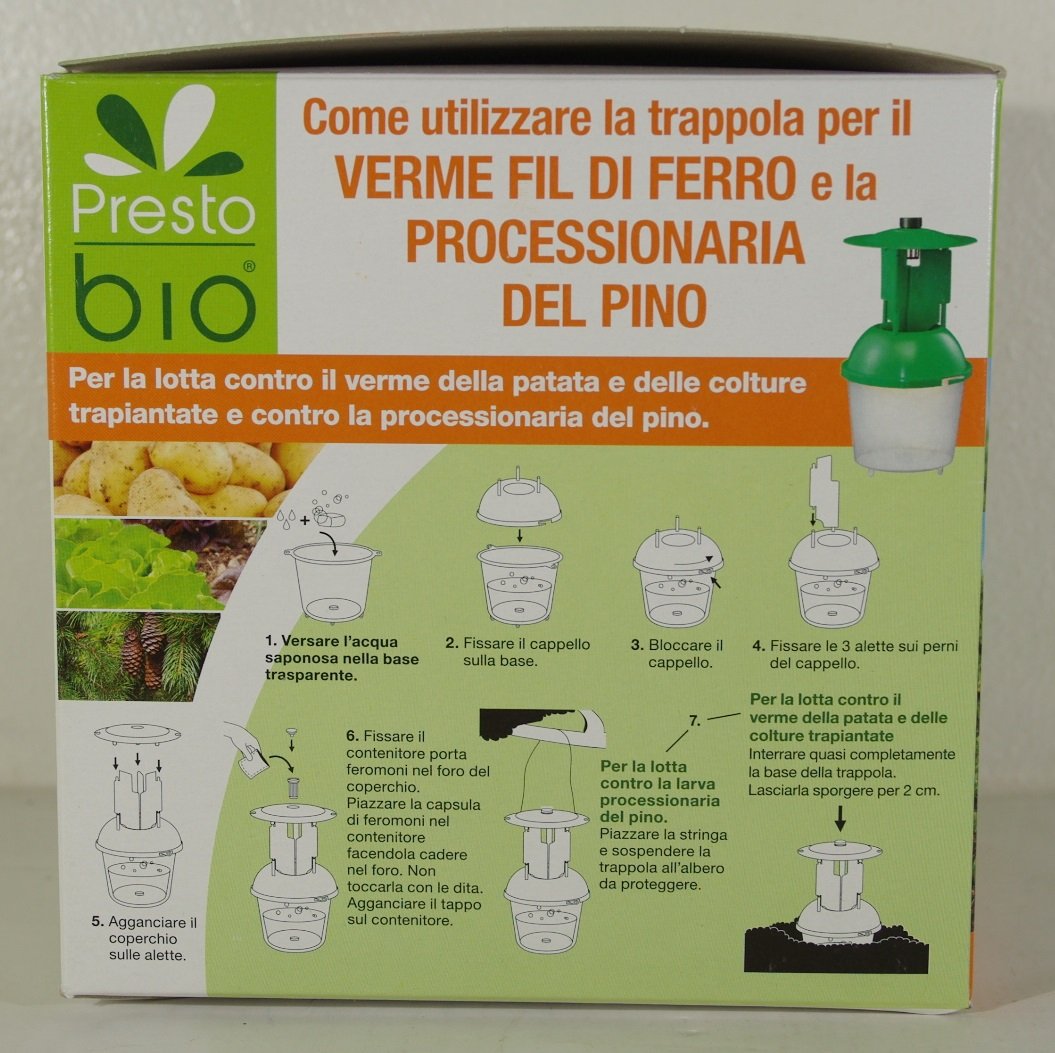 Trappola per LA Cattura della PROCESSIONARIA del Pino Completa di Due Capsule di FERORMONI Naturali