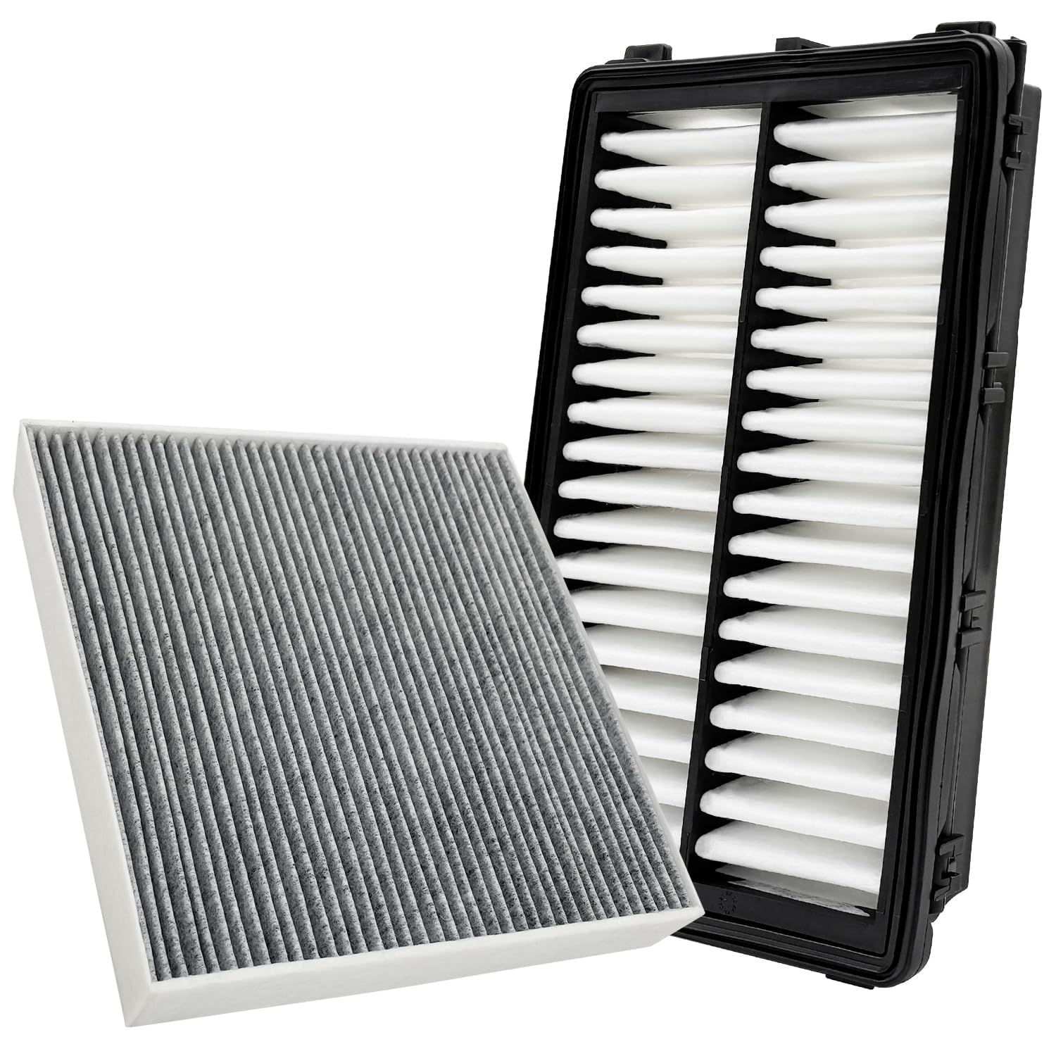JOJOMARK Cabin and Engine Air Filter Set Fits for 2021-25 K5, 2023-25 Sportage, 2021-25 Sorento, 2022-25 Santa Cruz, 2020-25 Sonata, 2021-25 Santa Fe,