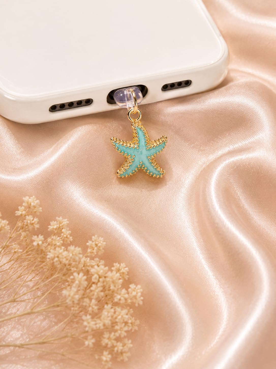 Case Creation Bow Charm Charging Jack Protector Anti-dust Plugs for USB-C Port Type-C Rhinestone Cute Cap Compatible with Smartphones, Tablets, Laptops (Silver Bow Dust Plug Charm, Pack of 1) — Amazon image 19
