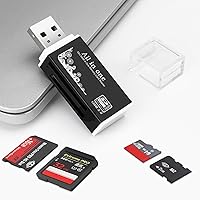 Vista 26 de USB C Micro SD Card Reader (Pack of 2 Pcs), BorlterClamp Type C OTG TF Memory Card Reader Compatible with Laptop, MacBook, Tablet, Smartphone