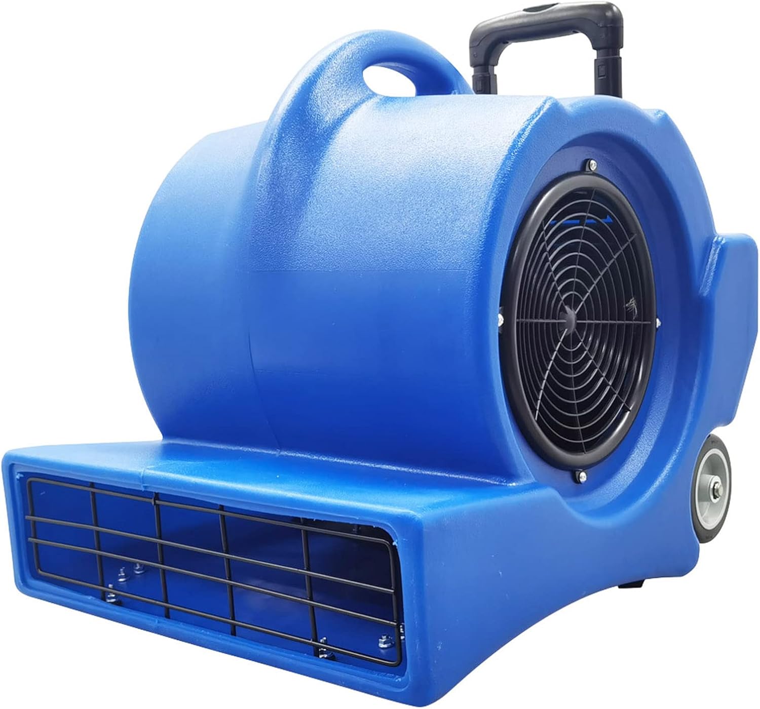 INTBUYING 3-Speed Air Mover Blower Fan Carpet Dryer 1.2HP Heavy Duty Powerful Max Flow 5700 CFM Air Mover Blower Floor Fan Blue 110V