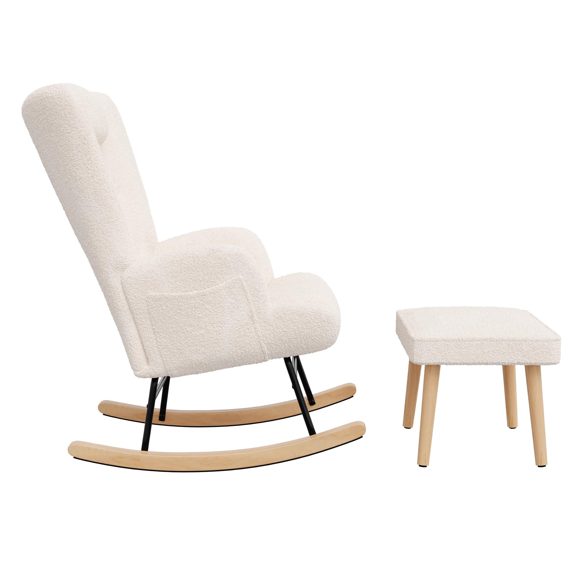 Test : Fauteuil à Bascule BTM Avec Repose-pied Et Appui-tête