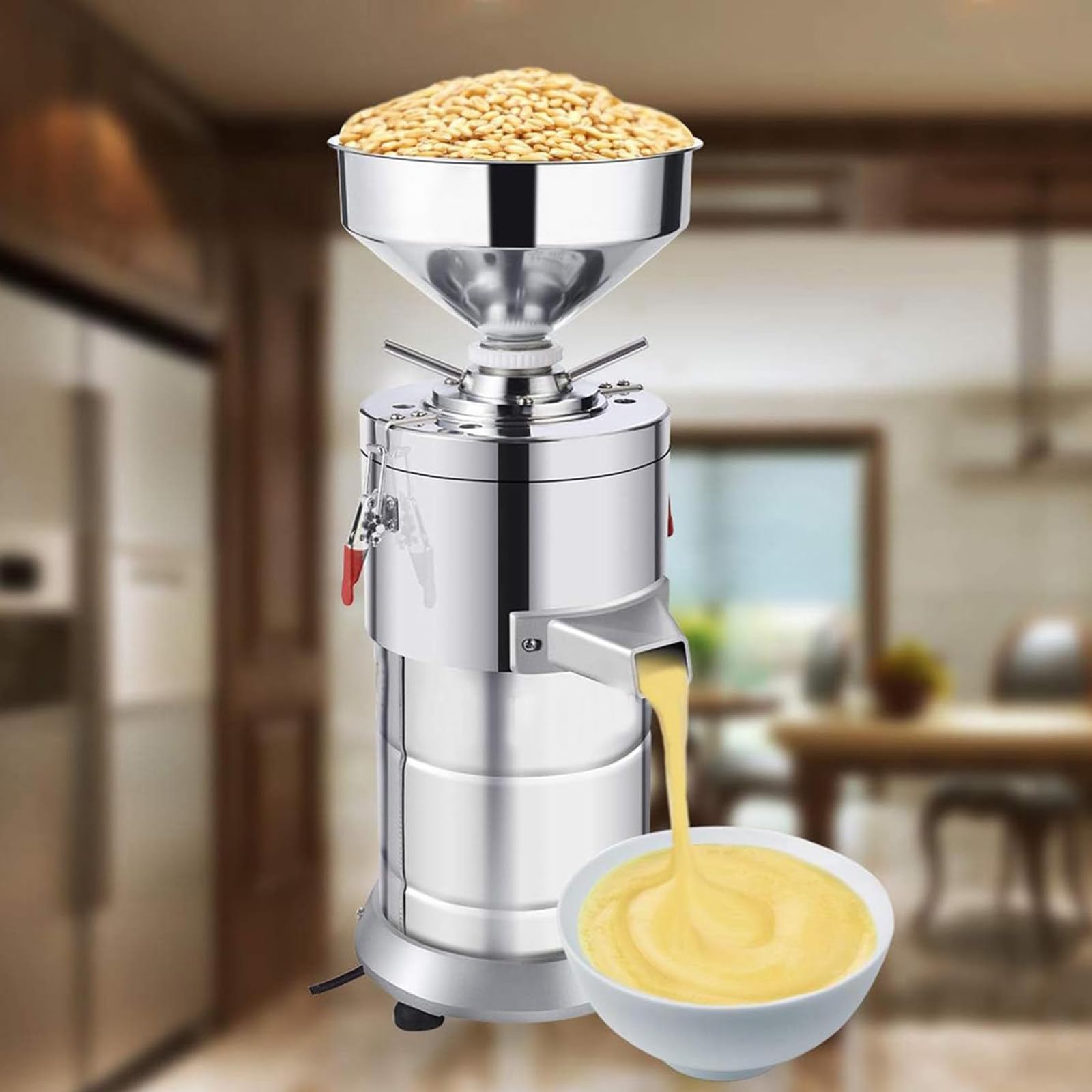 GSHSHOU Electric Peanut Butter Maker Machine & Nut Grain Grinder