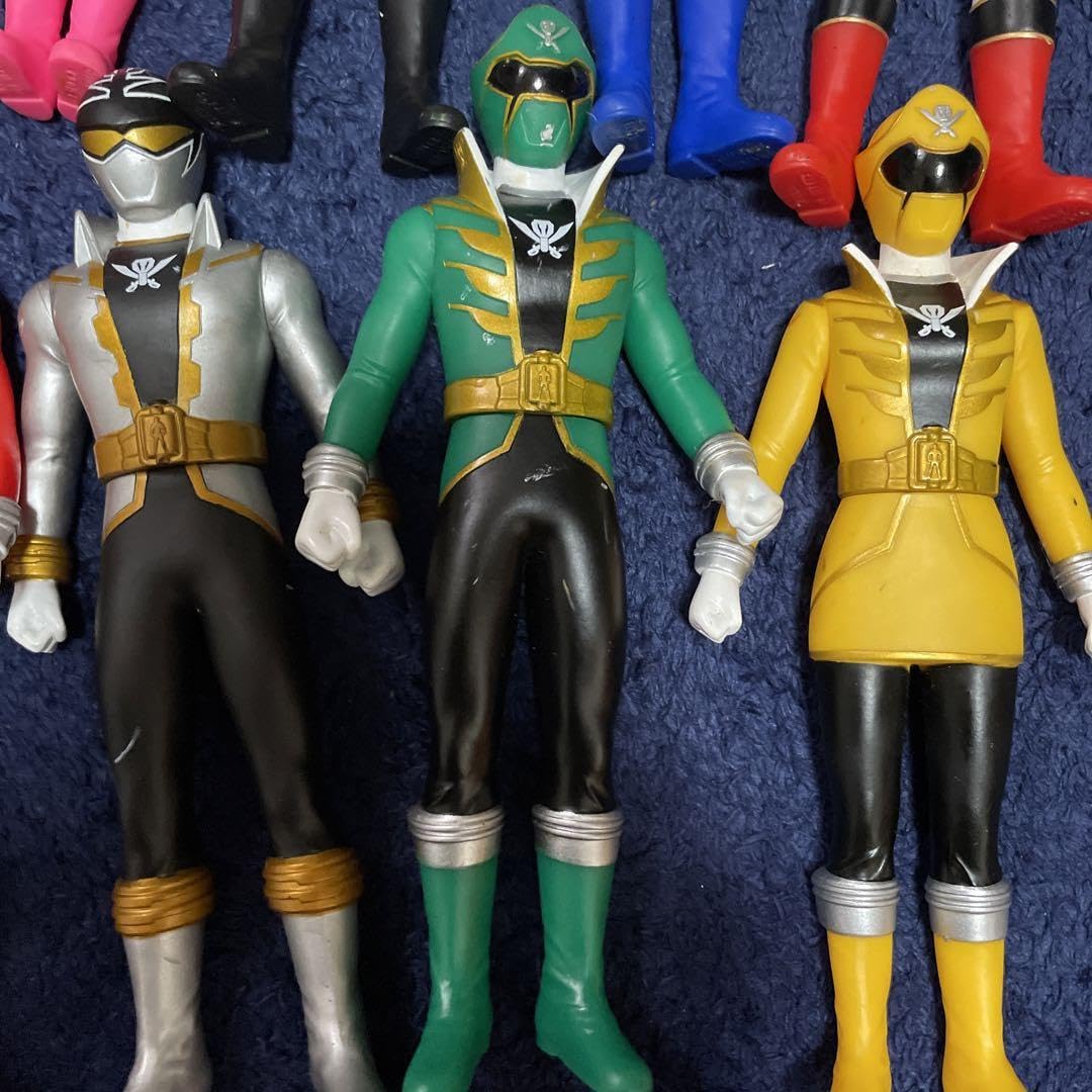 Amazon.co.jp: 歴代スーパー戦隊ヒーロー 歴代 ソフビ フィギュア 22体 