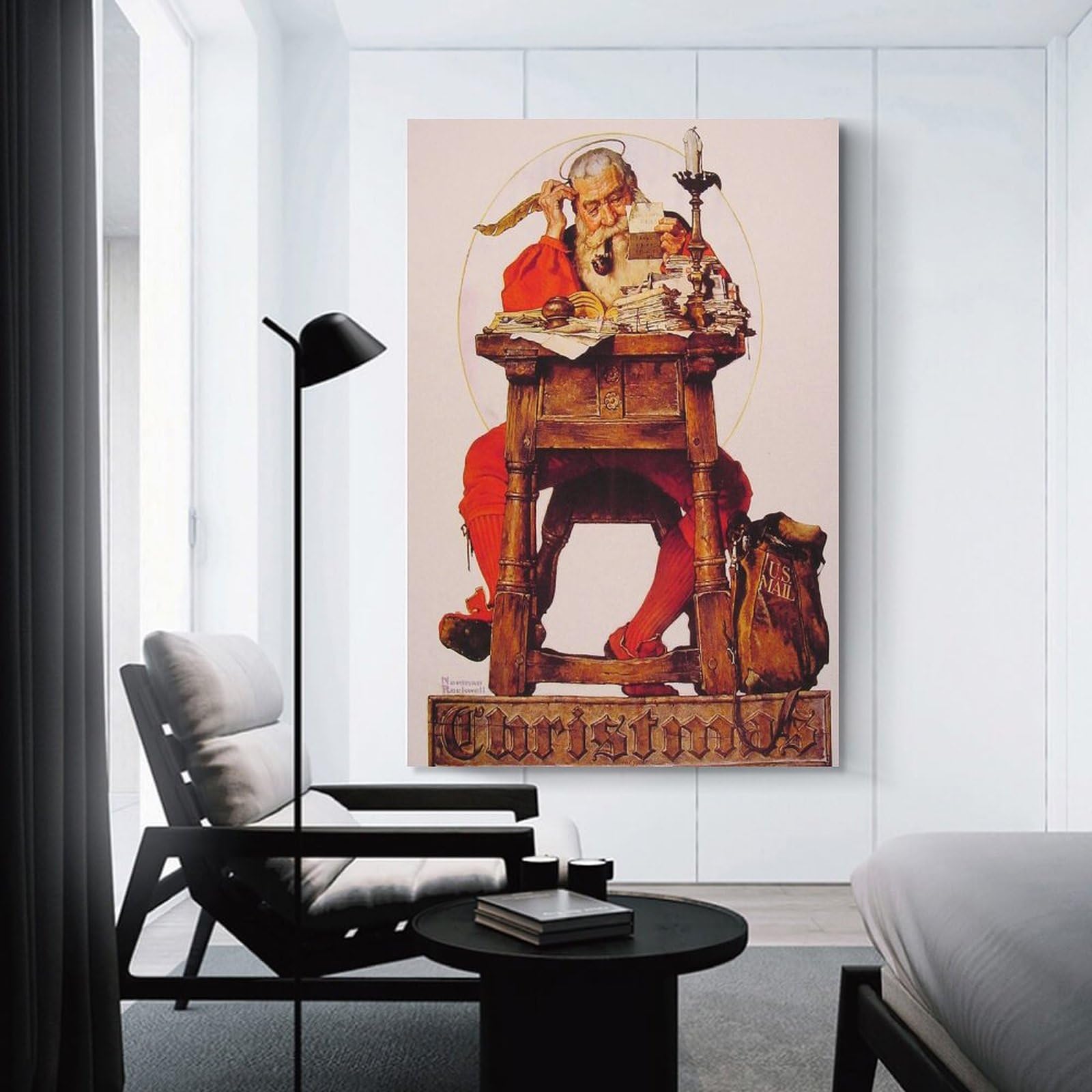 Amazon.co.jp: Norman Rockwell ノーマンロックウェル絵画クリスマス