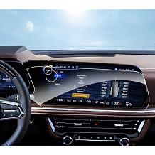 SHAOHAO 2025 2026 Chevy Tahoe Suburban Anti-Glare Matte Screen Protector for 2025 2026 Chevy Tahoe Suburban Accessories 17.7" Touchscreen Tempered Glass Anti Scratch& Fingerprint Pretective Film