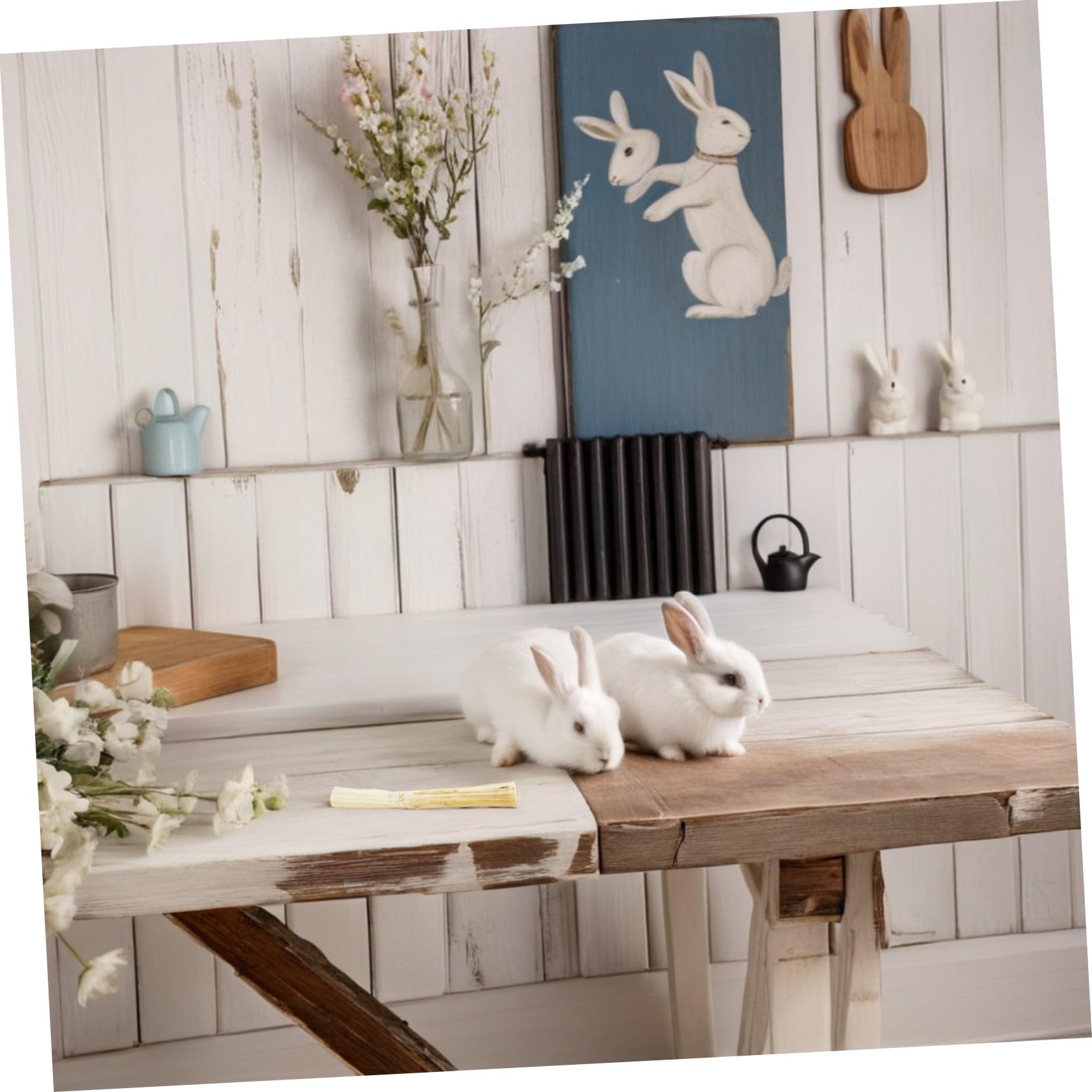 ibasenice Bâtonnets à Mâcher Bambou pour Rongeurs Jouets Dentaires Naturels pour Chinchillas Cochons et Hamsters Snack Interactif Écologique et Facile à Nettoyer