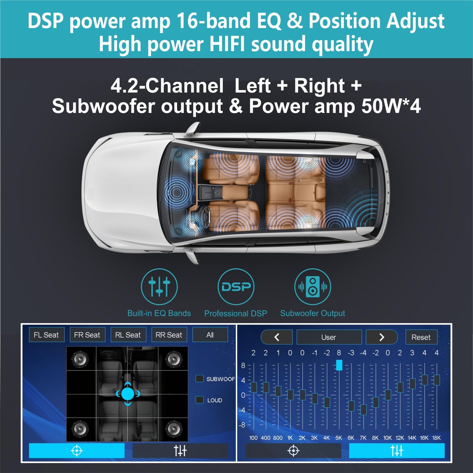 Autoradio con CarPlay wireless compatibile con VW Polo,Golf 5,Golf 6,Passat,Tiguan, Touran,T5,Schermo IPS,Stereo VW Supporta Android auto e SWC originale,Bluetooth,AM FM RDS,USB,EQ/DSP,Navigatore